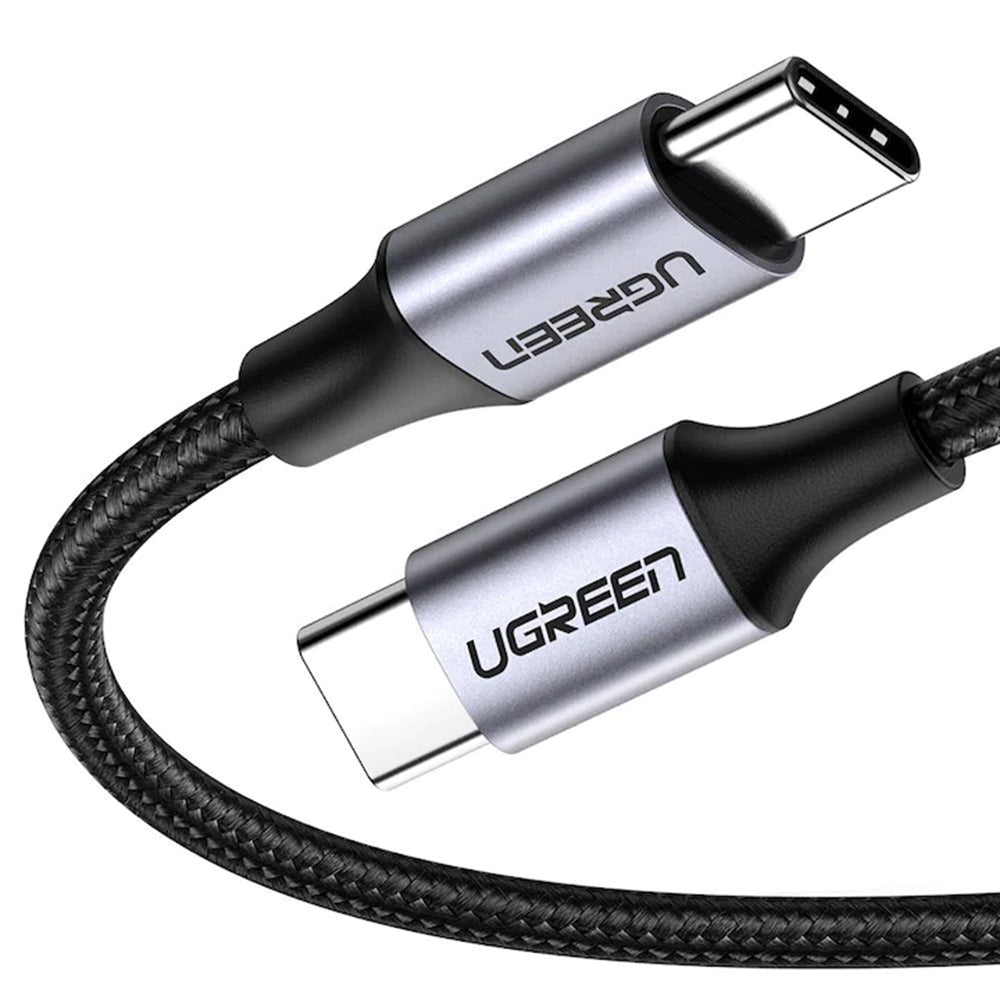 USB-C na USB-C kabl za prenos podataka i punjenje UGREEN US261 (50152), 60 W, 2 m, sivi