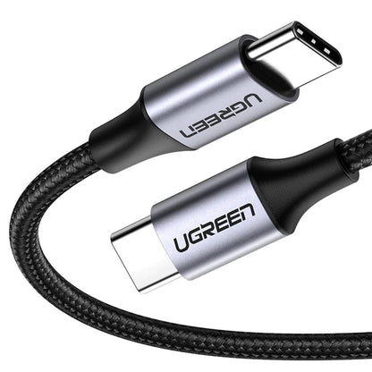USB-C na USB-C kabl za prenos podataka i punjenje UGREEN US261 (50152), 60 W, 2 m, sivi