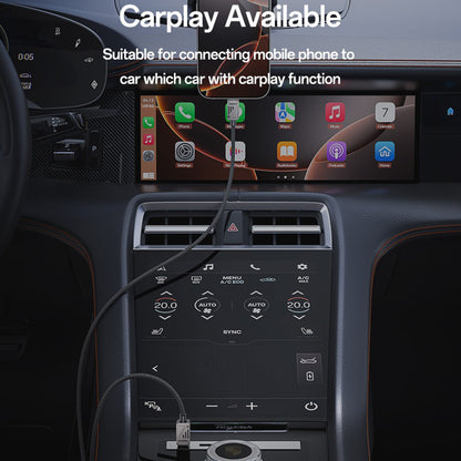 Kabl za prenos podataka i punjenje USB-C - USB-C Yesido CA196, 60W, 1.2m, Crni