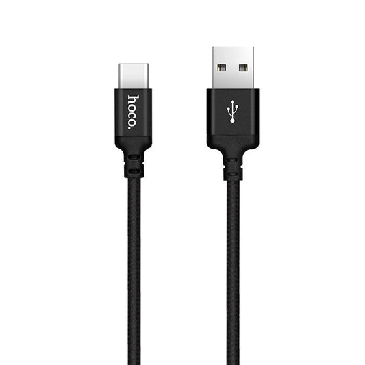 USB-A - USB-C HOCO X14 Times kabl za prenos podataka i punjenje, 18W, 2m, Crna