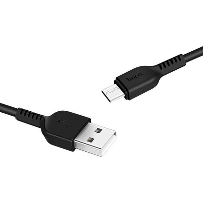 Data and Charging Cable USB-A - USB-C HOCO Flash X20, 18W, 3m, Black