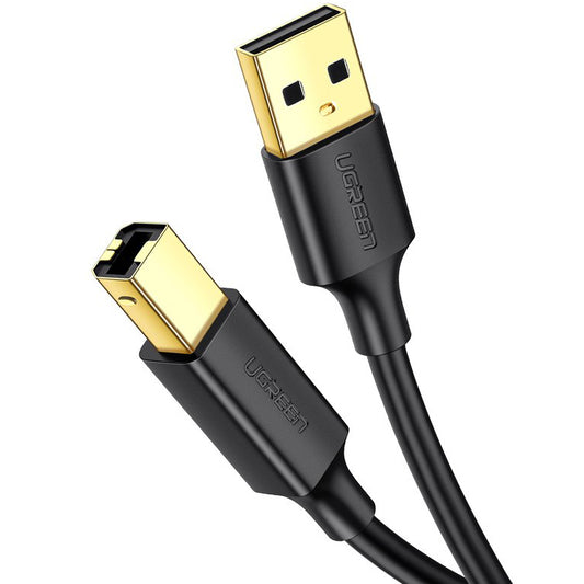 Kabl za štampač UGREEN US135, USB-A - USB-B, 3m, Crn