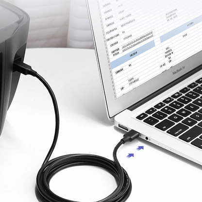 Kabl za štampač UGREEN US135, USB-A - USB-B, 5m, Crni