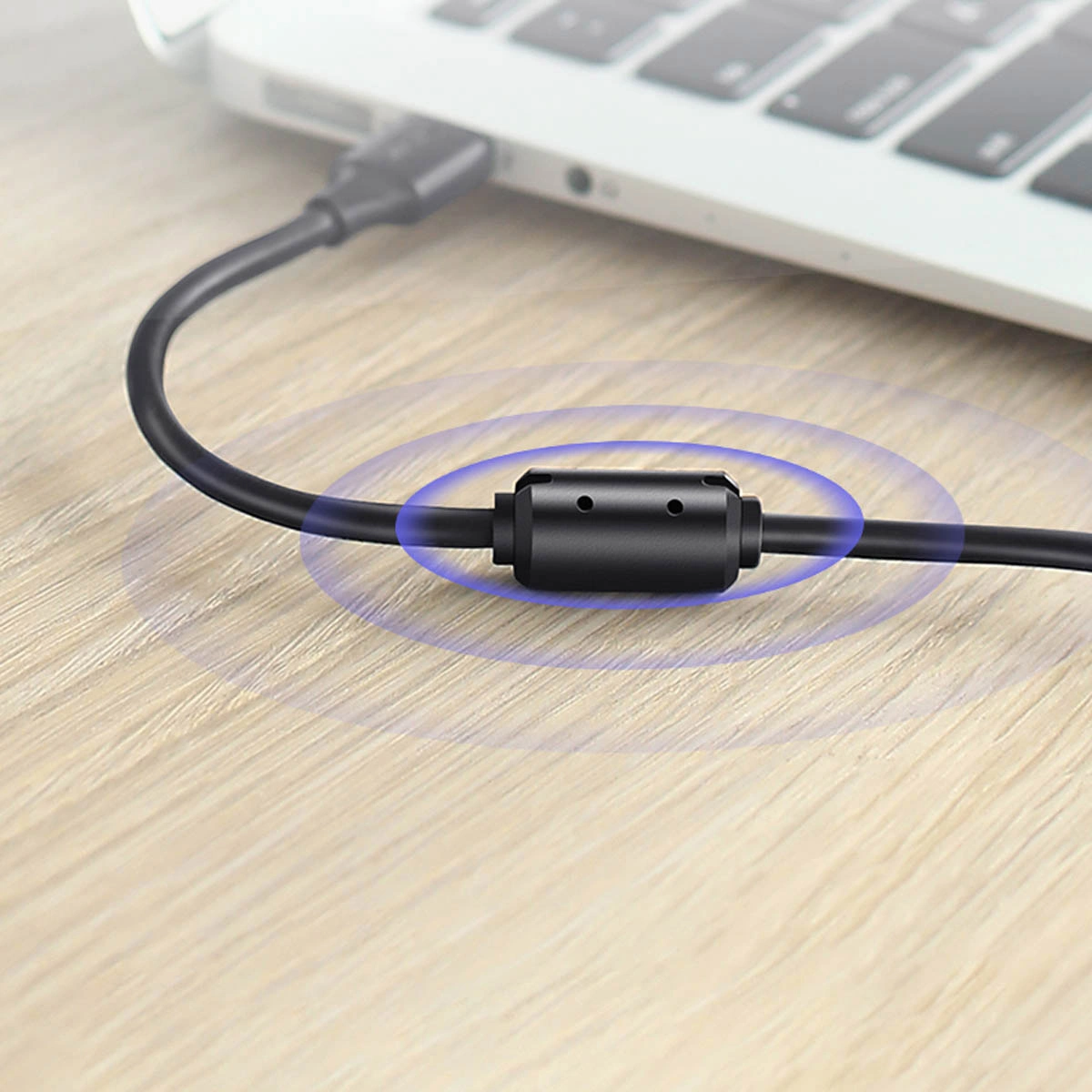 Kabl za štampač UGREEN US135, USB-A - USB-B, 5m, Crni