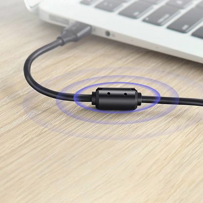 Kabl za štampač UGREEN US135, USB-A - USB-B, 5m, Crni
