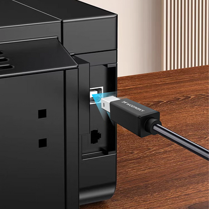 Kabl za štampač WZK WKDDY1S, USB-C - USB-B, 1m, Crni