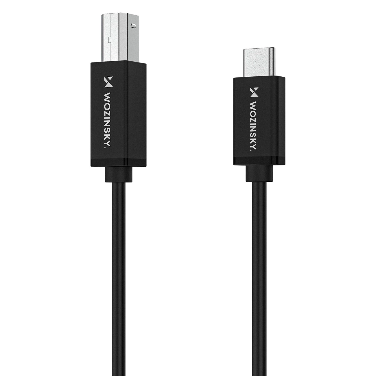 Kabl za štampač WZK WKDDY1S, USB-C - USB-B, 1m, Crni