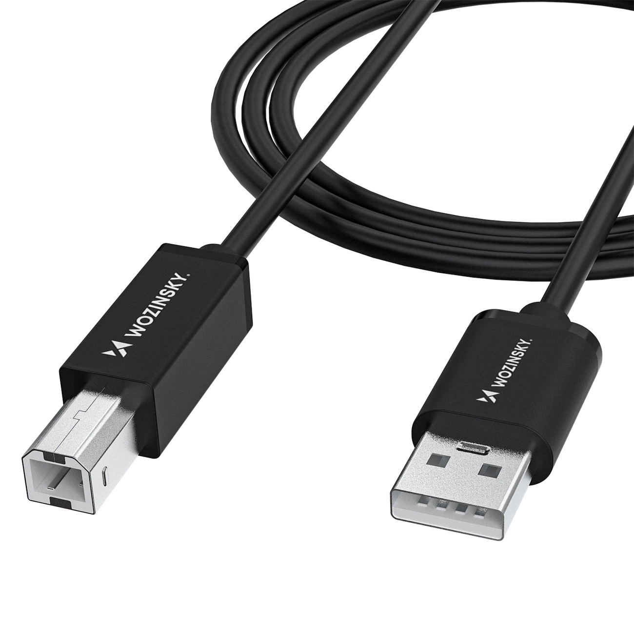 Kabl za štampač WZK WKDDY3S, USB-A - USB-B, 2m, Crni
