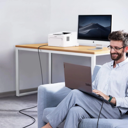 Kabl za štampač WZK WKDDY3S, USB-A - USB-B, 2m, Crni