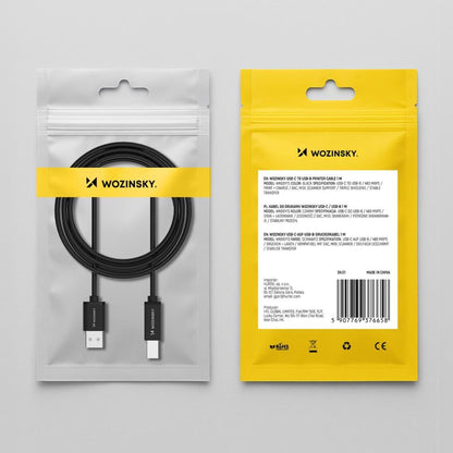 Kabl za štampač WZK WKDDY3S, USB-A - USB-B, 2m, Crni