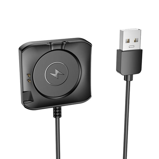 Kabl za punjenje za Smartwatch HOCO Y28, USB-A, Crni
