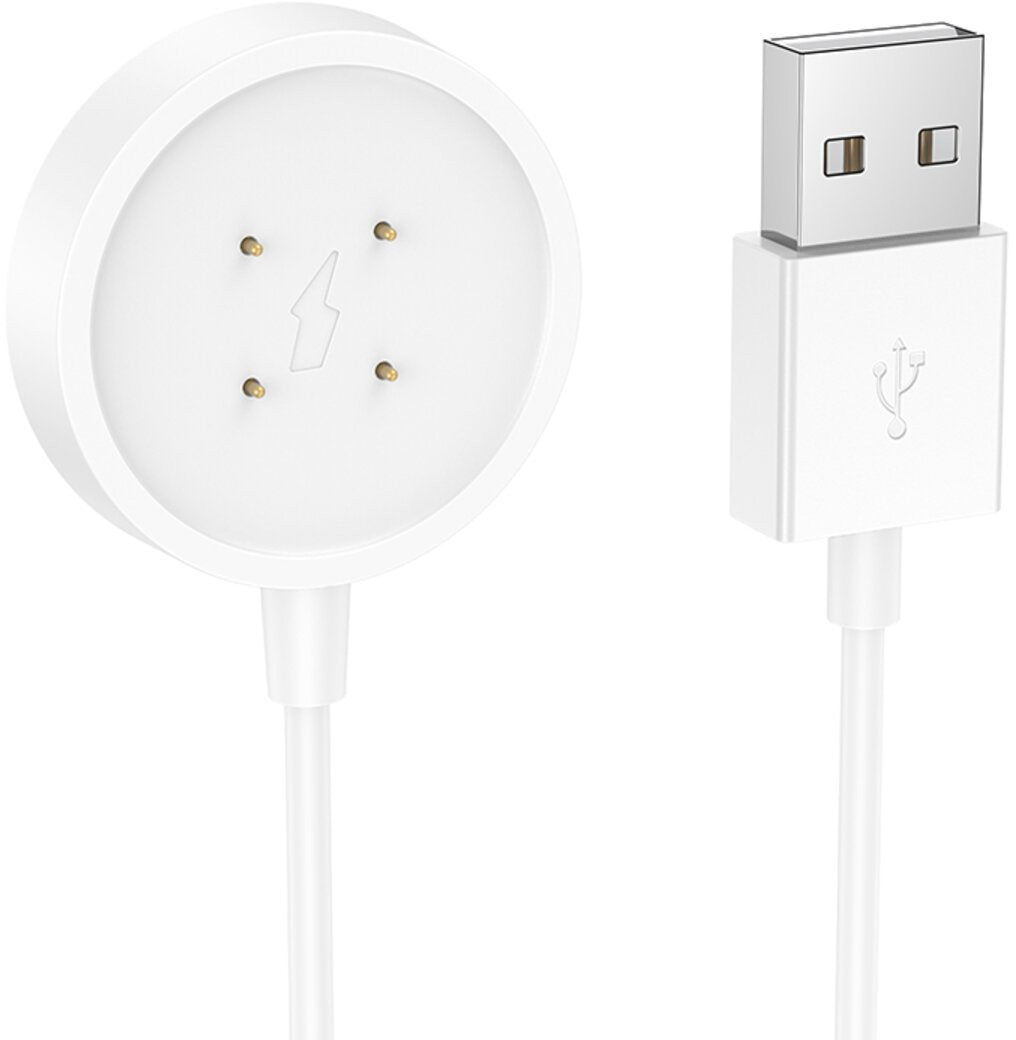 Kabl za punjenje za Smartwatch HOCO Y24, USB-A, Beli