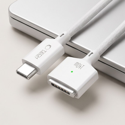 Kabl za punjenje Tech-Protect MMC01 Ultraboost, USB-C - MagSafe 3, 140W, 3m, Bela