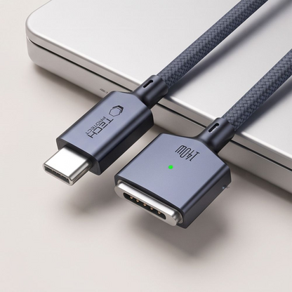 Kabl za punjenje Tech-Protect MMC01 Ultraboost, USB-C - MagSafe 3, 140W, 3m, Tamnoplava