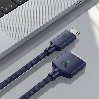 Kabl za punjenje Tech-Protect MMC01 Ultraboost, USB-C - MagSafe 3, 140W, 2m, tamnoplava
