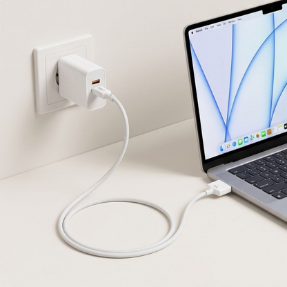 Kabl za punjenje Tech-Protect MMC01 Ultraboost, USB-C - MagSafe 3, 140W, 3m, Bela