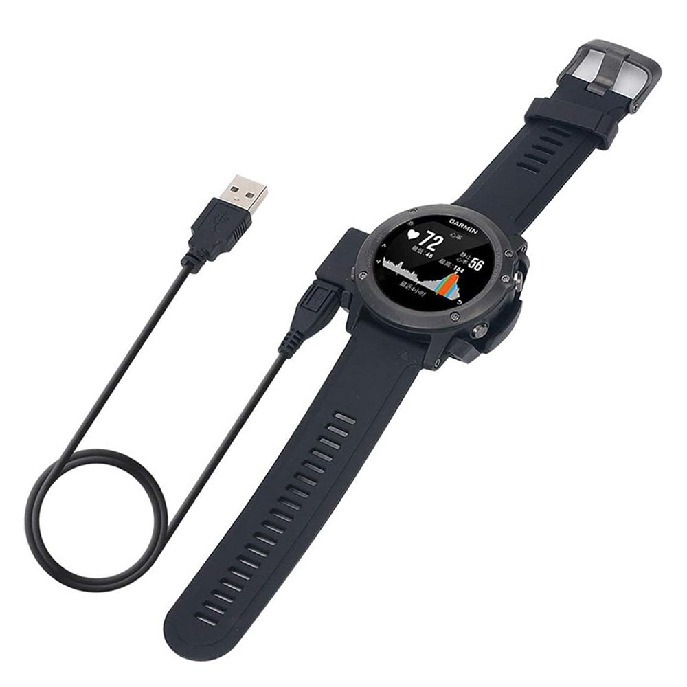 Kabl za punjenje Techsuit TGC5 za Garmin Fenix 3 Sapphire / 3 HR / 3, USB-A, Crni