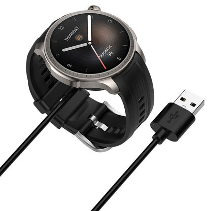 Kabl za punjenje Techsuit THA4 za Amazfit T-Rex 3 / Balance, USB-A, Crni