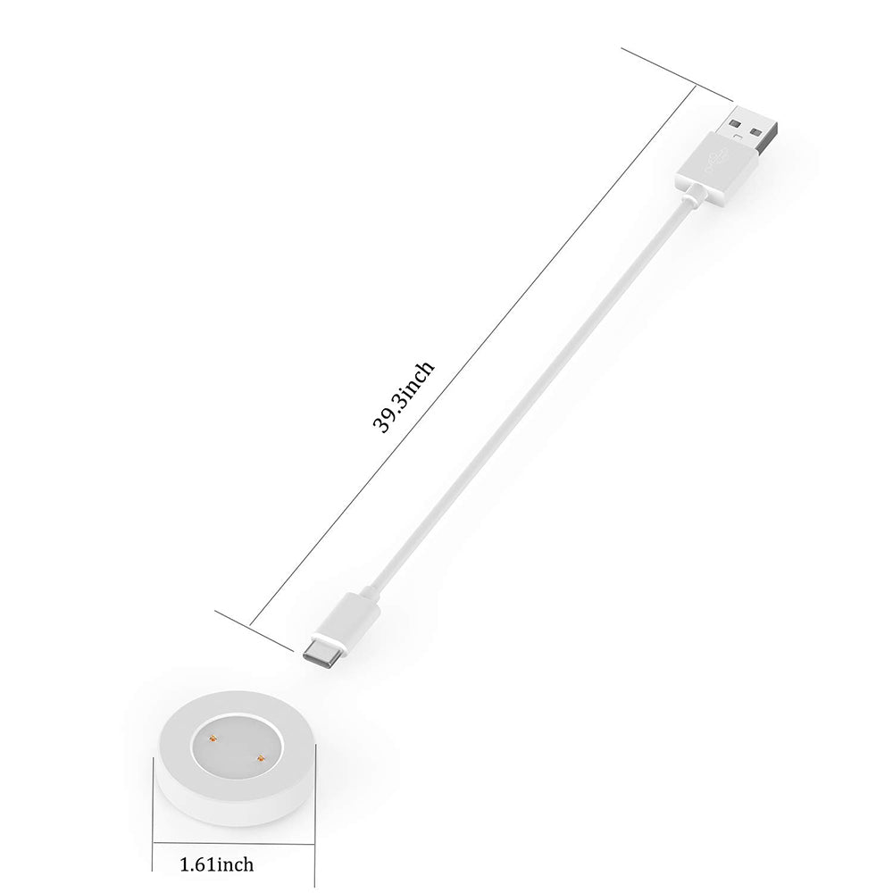 Kabl za punjenje Techsuit THC3 za Honor Watch / Huawei Watch Series, USB-A, Beli