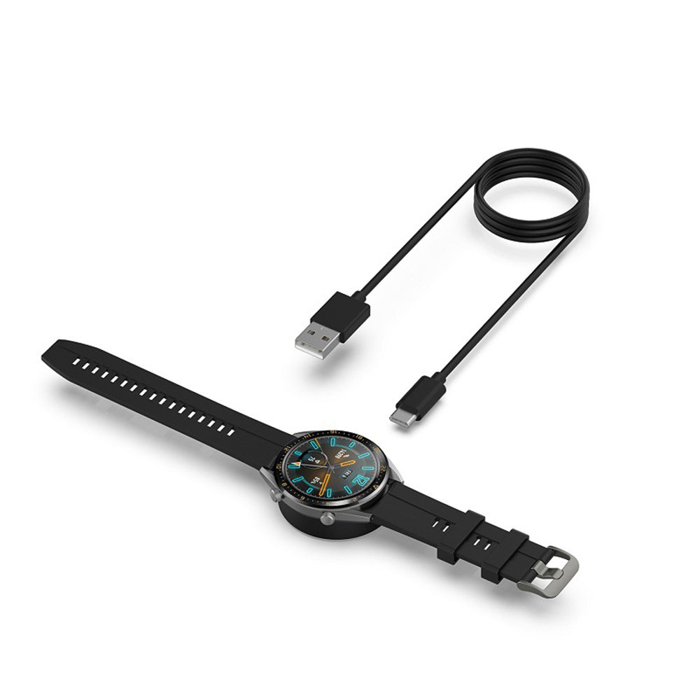Kabl za punjenje Techsuit THC3 za Honor Watch / Huawei Watch seriju, USB-A, Crni