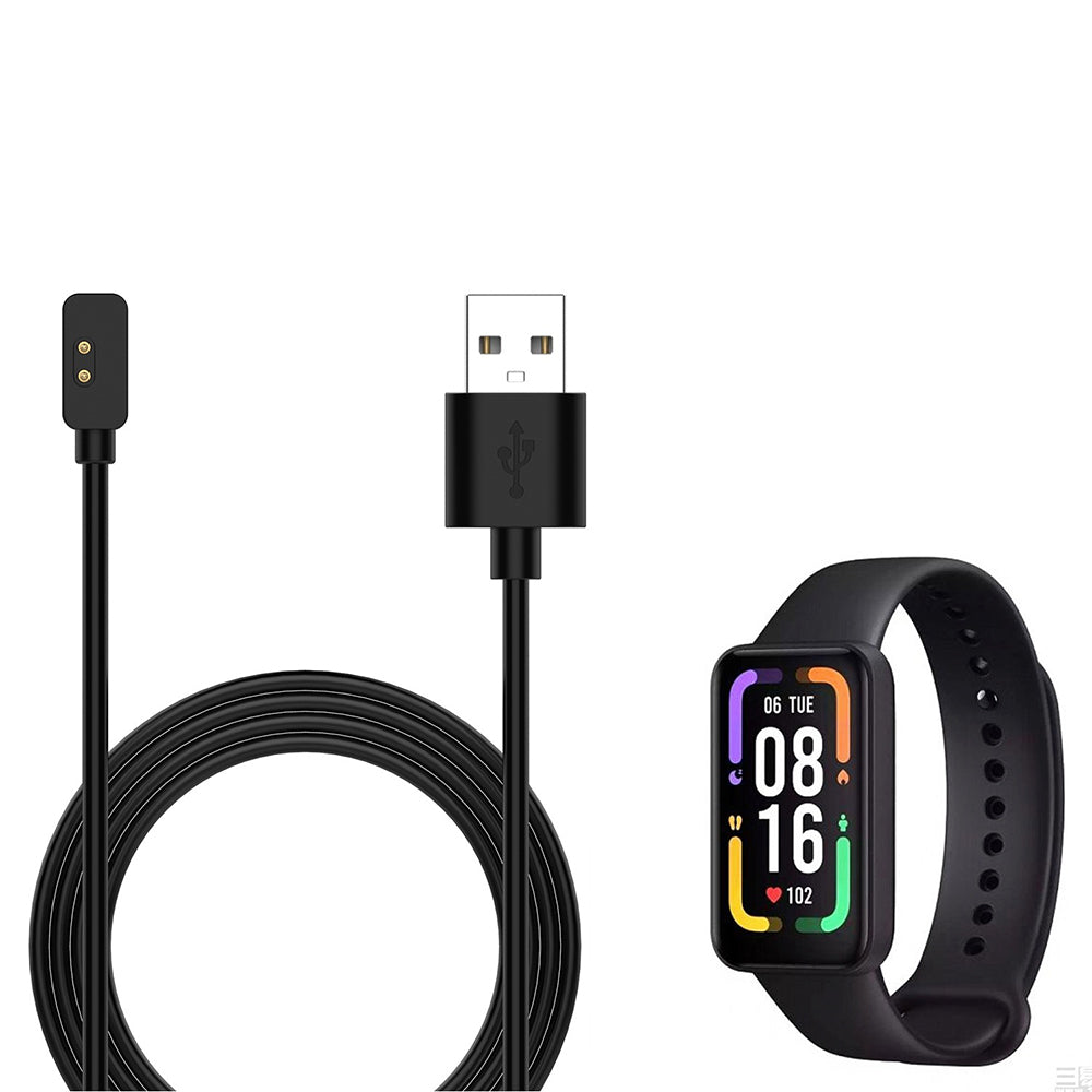 Kabl za punjenje Techsuit TXC2 za Xiaomi Smart Band 7 Pro / Redmi Watch 2 / Watch 2 Lite, USB-A, Crni