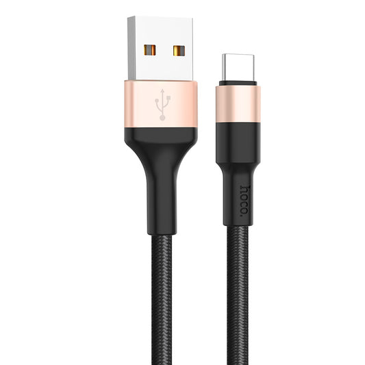 Kabl za Podatke i Punjenje USB-A - USB-C HOCO X26 Xpress, 18W, 1m, Zlatni