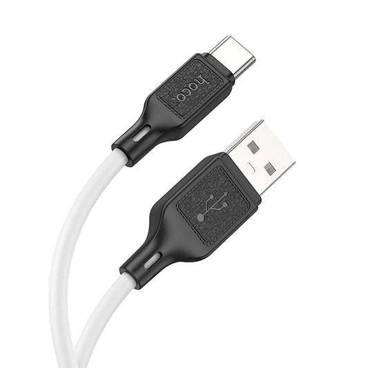 Kabl za prenos podataka i punjenje USB-A - USB-C HOCO X90, 60W, 1m, Bela