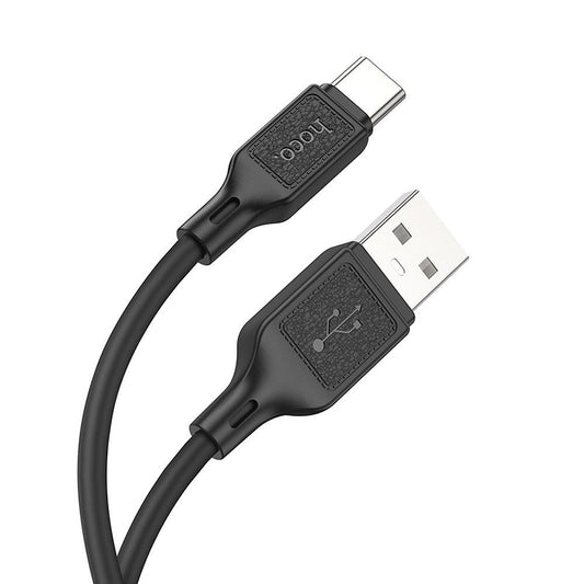 Kabl za prenos podataka i punjenje USB-A - USB-C HOCO X90, 60W, 1m, Crni
