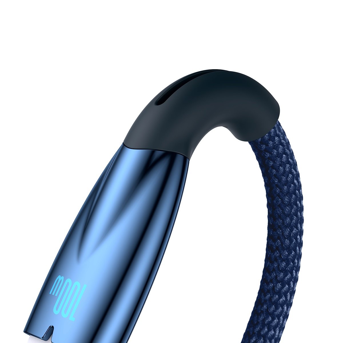 Kabel za Prijenos Podataka i Punjenje USB-A - USB-C Baseus Glimmer Series, 100W, 1m, Plavi
