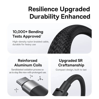 Kabl za punjenje USB-A - Lightning / microUSB / USB-C Baseus StarSpeed 3in1, 20W, 0.6m, Crni P10319900111-00