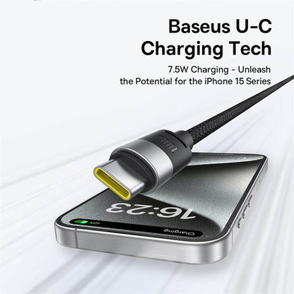Kabl za punjenje USB-A - Lightning / microUSB / USB-C Baseus StarSpeed, 100W, 1.5m, Beli P10319900211-00