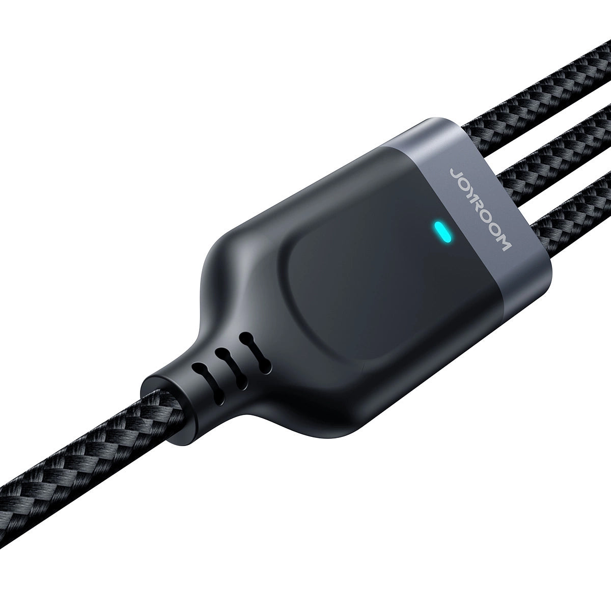 USB-A - Lightning / microUSB / USB-C Charging Cable Joyroom S-A18 3in1, 18W, 0.3m, Black 