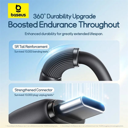 Kabl za punjenje USB-A - Lightning / microUSB / USB-C Baseus Ultra Fast 3in1, 18W, 1.3m, Crni P10376303121-00