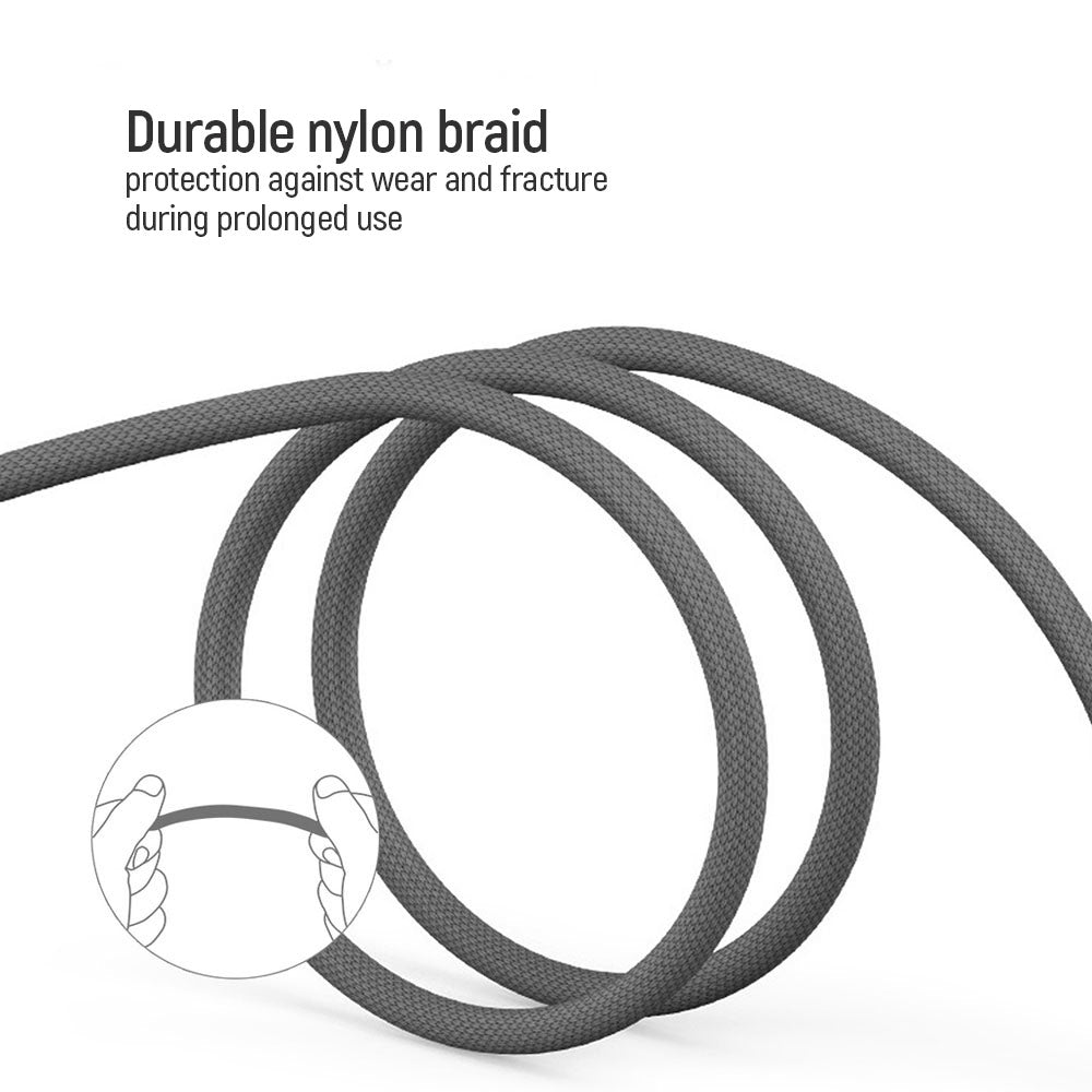 Kabl za punjenje USB-A - Lightning / microUSB / USB-C ColorWay CW-CBU3003, 20W, 1.2m, Sivi