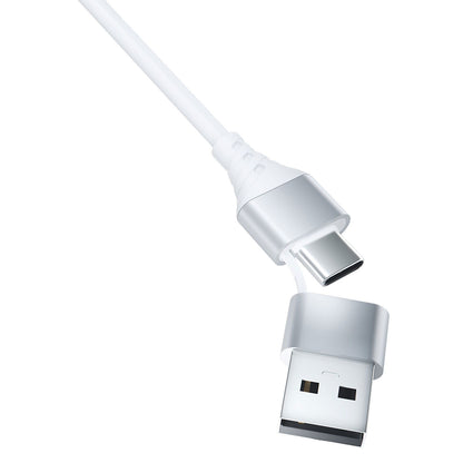 Kabl za punjenje USB-A / USB-C - Lightning / microUSB / USB-C 3MK Hyper 3in1, 12W, 1.5m, Bela