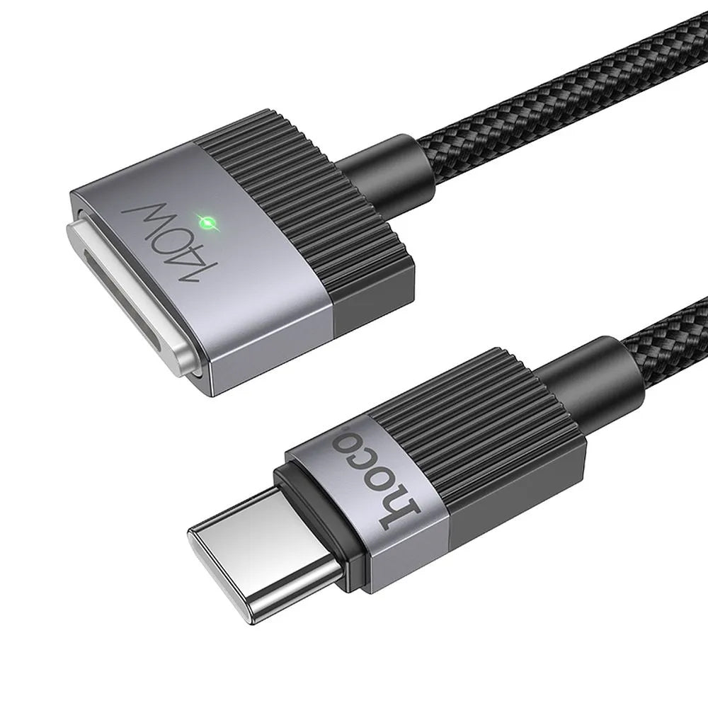 Kabl za punjenje HOCO U141, USB-C - MagSafe 3, 140W, 1.8m, Crni