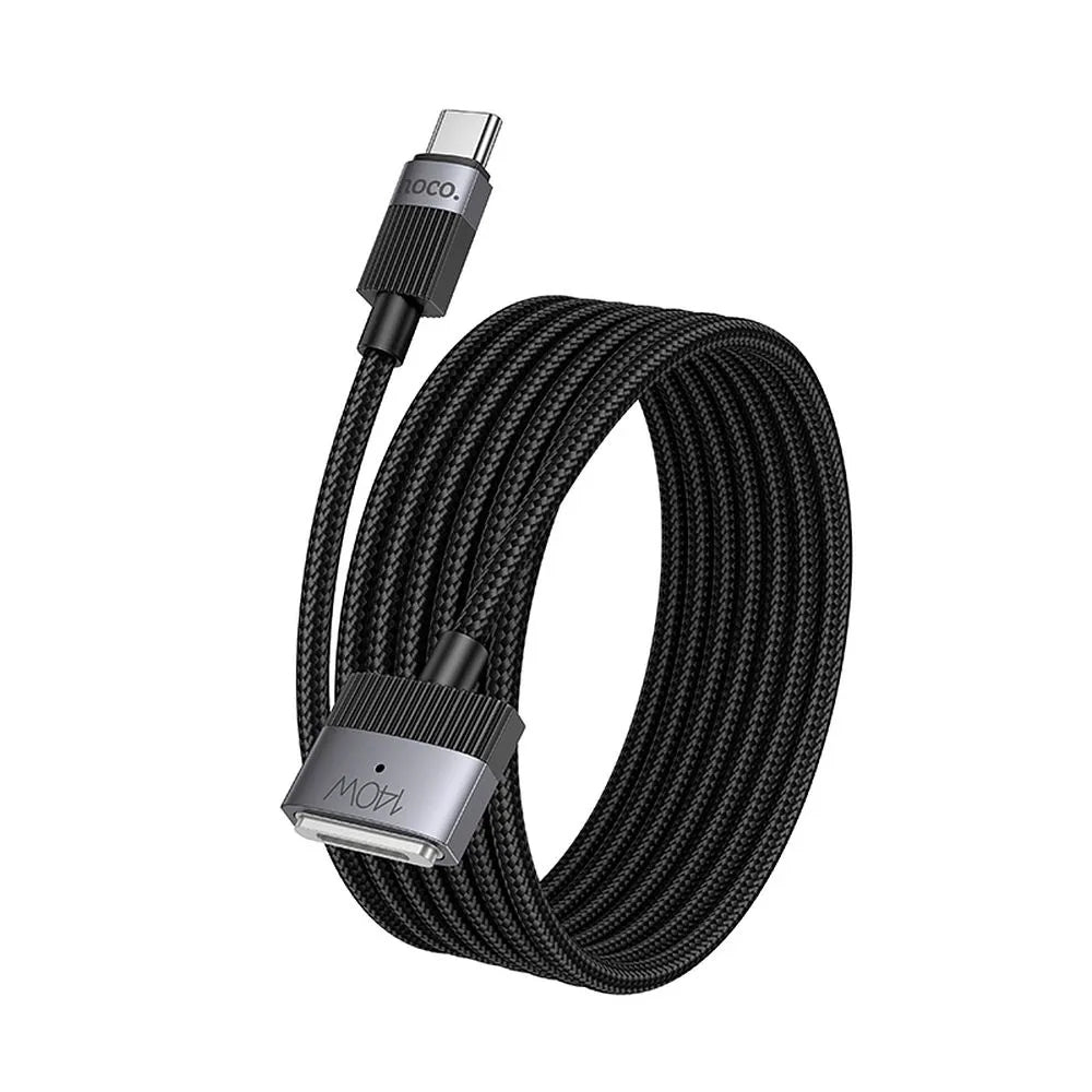 Kabl za punjenje HOCO U141, USB-C - MagSafe 3, 140W, 1.8m, Crni