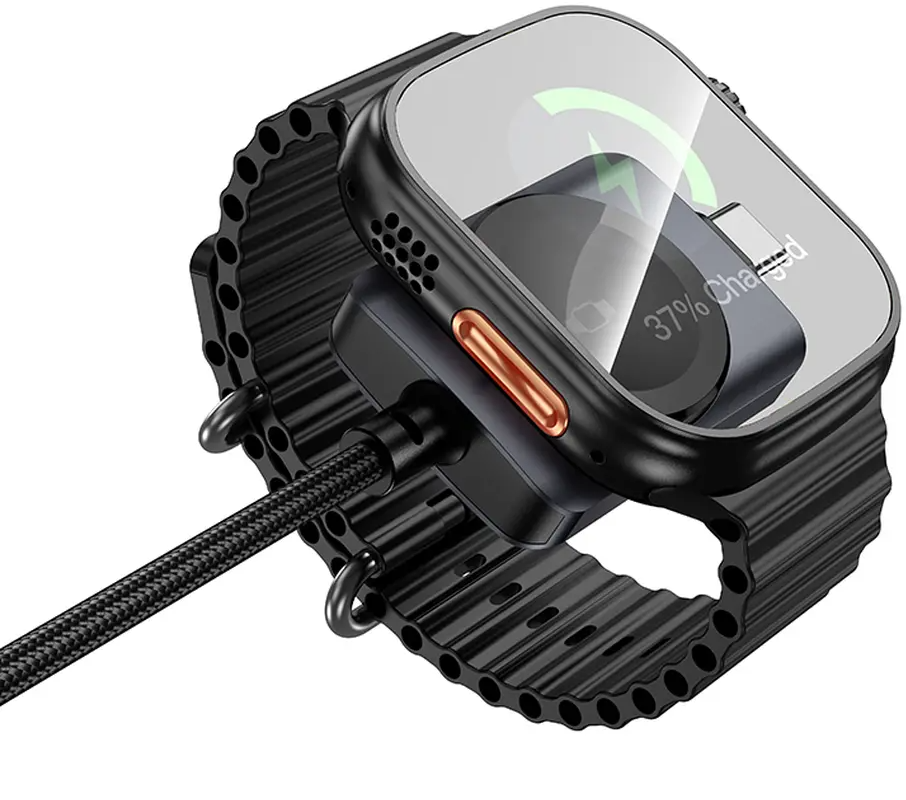 Kabl za punjenje USB-C - USB-C HOCO CW66 2u1, 100W, 1.2m, Crni