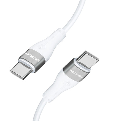 Kabel za punjenje USB-C - USB-C WZK WSTCC2, 65W, 2m, Bijeli