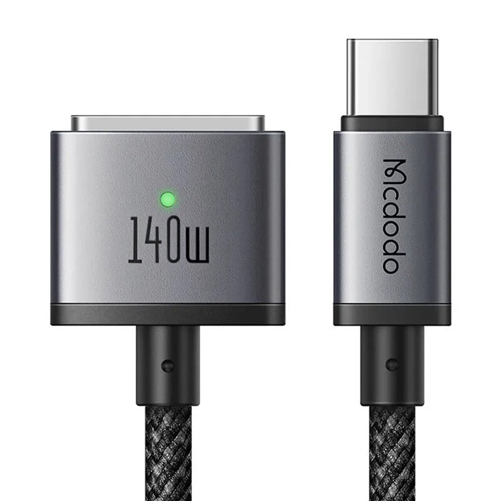 Kabl za punjenje McDodo CA-1470, USB-C - MagSafe 3, 140W, 2m, Crni