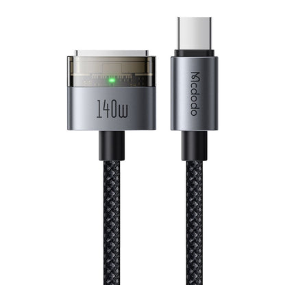 Kabl za punjenje McDodo CA-2070, USB-C - MagSafe 3, 140W, 2m, Crni