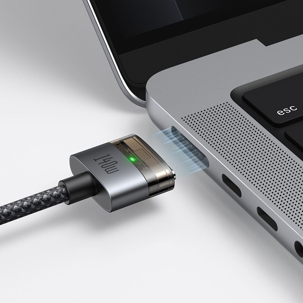 Kabl za punjenje McDodo CA-2070, USB-C - MagSafe 3, 140W, 2m, Crni