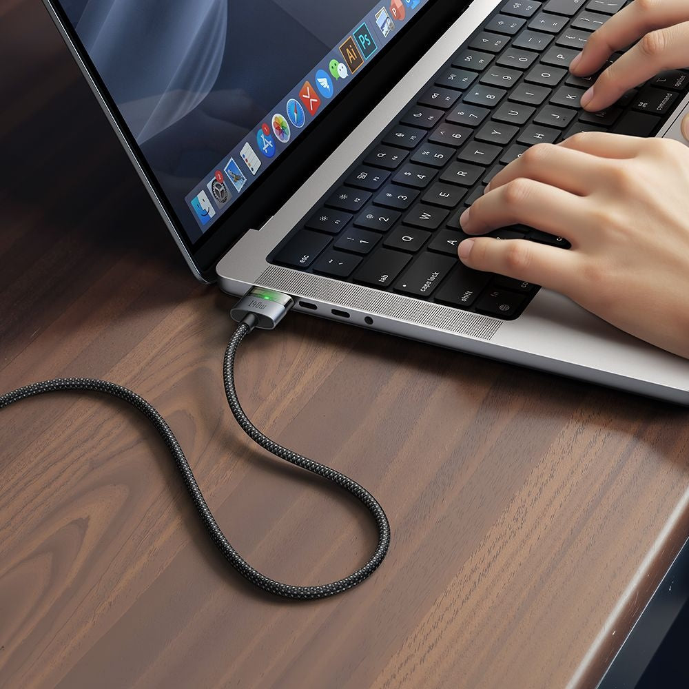 Kabl za punjenje McDodo CA-2070, USB-C - MagSafe 3, 140W, 2m, Crni