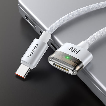 Kabl za punjenje McDodo CA-2071, USB-C - MagSafe 3, 140W, 2m, Beli