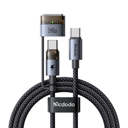 USB-C - USB-C / MagSafe 3 kabl za punjenje Mcdodo CA-8860, 240W, 2m, Crna