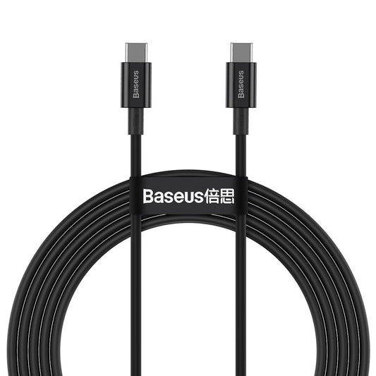USB-C Data and Charging Cable - USB-C Baseus Superior Series, 100W, 2m, Black CATYS-C01