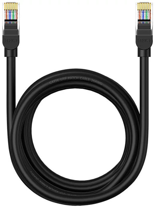 Cablu Retea Baseus, UTP, Cat5, 3m, Crni B00133206111-04