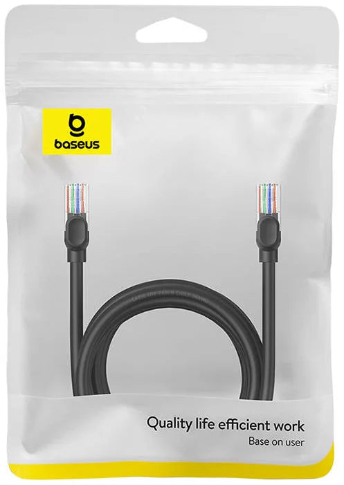 Cablu Retea Baseus, UTP, Cat5, 3m, Crni B00133206111-04