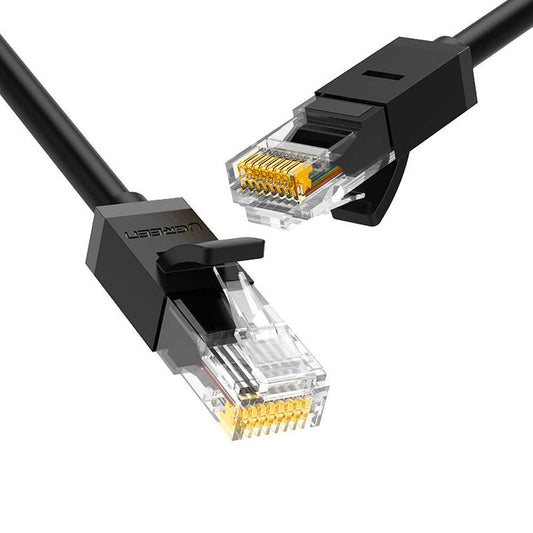 Network Cable UGREEN NW102, UTP, Cat6, 0.5m, Black