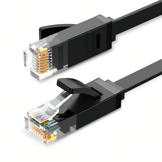 Mrežni kabl UGREEN NW102 Flat, UTP, Cat6, 3m, Crni